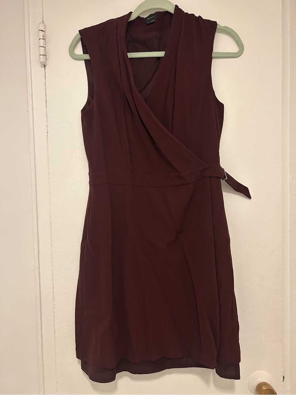 Theory Burgundy Dress